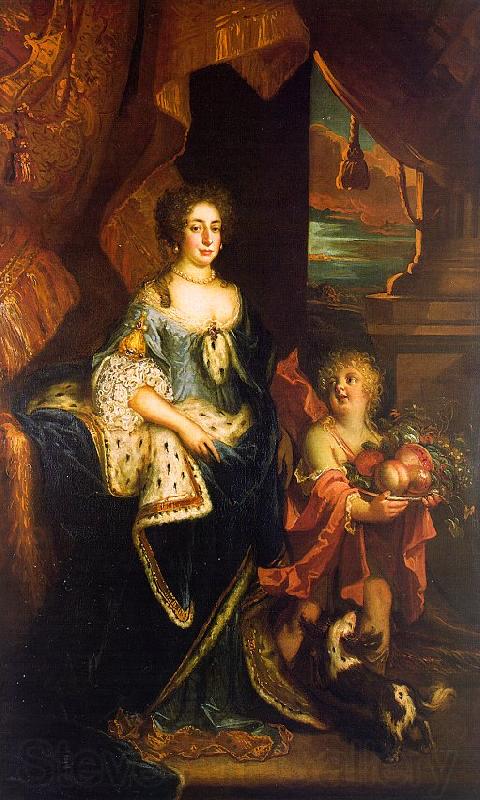 Jacob Huysmans Lady Elizabeth Somerset (Duchess of Powys) Norge oil painting art